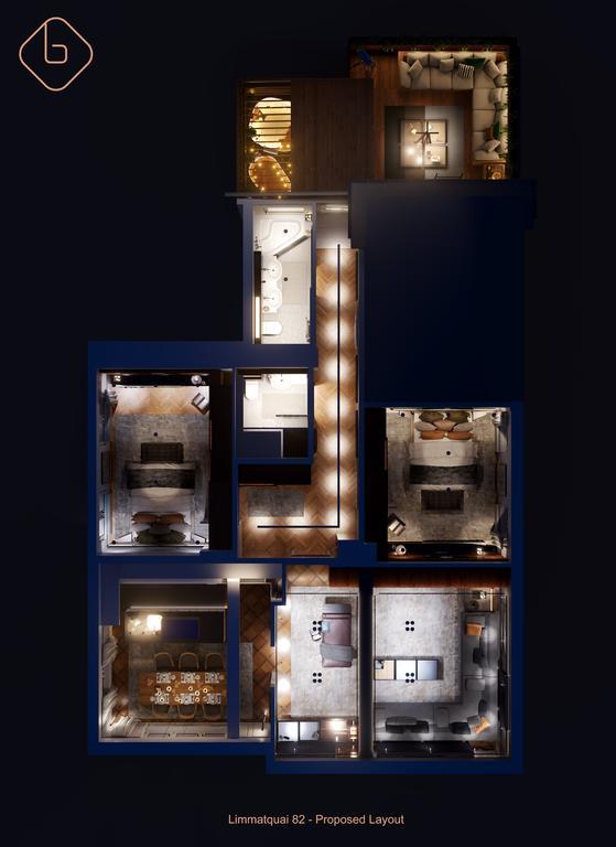 Le Bijou Lq82 Spectacular Limmatview Penthouse Διαμέρισμα Ζυρίχη Εξωτερικό φωτογραφία